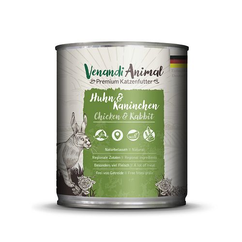 Venandi Animal 800 Gramm Katzennassfutter