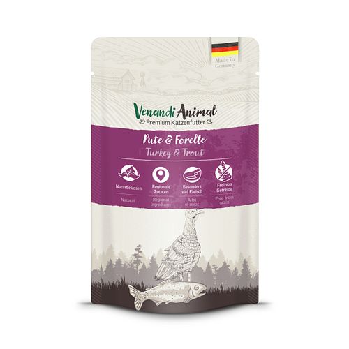 Venandi Animal 125 Gramm Katzennassfutter