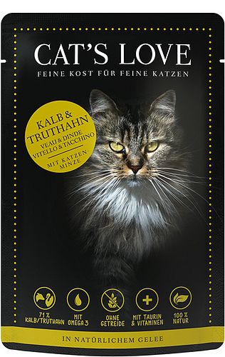 Cat's Love Adult Mix 85g Beutel Katzennassfutter