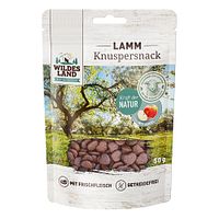 WILDES LAND Katze 50g Knuspersnack Lamm mit Apfel