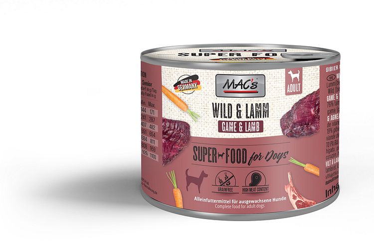 MAC's SuperFood for Dogs Dose Hundenassfutter