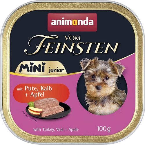 animonda Vom Feinsten Junior Mini Schale 100g Hundenassfutter