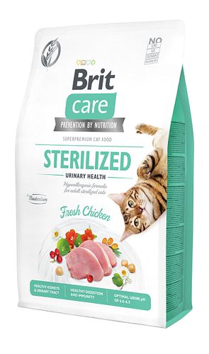 Brit Care Fresh Chicken getreidefrei Sterilized Katzentrockenfutter