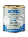 Vorschaubild grau Katze 800 Gramm Katzennassfutter