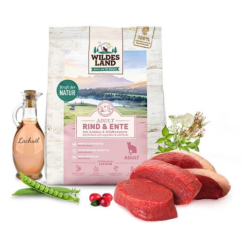 WILDES LAND Katze Rind und Ente