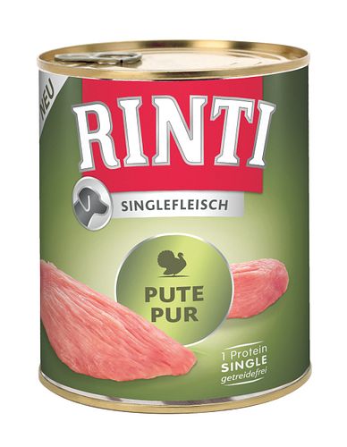 RINTI Singlefleisch 800g Dose Hundenassfutter