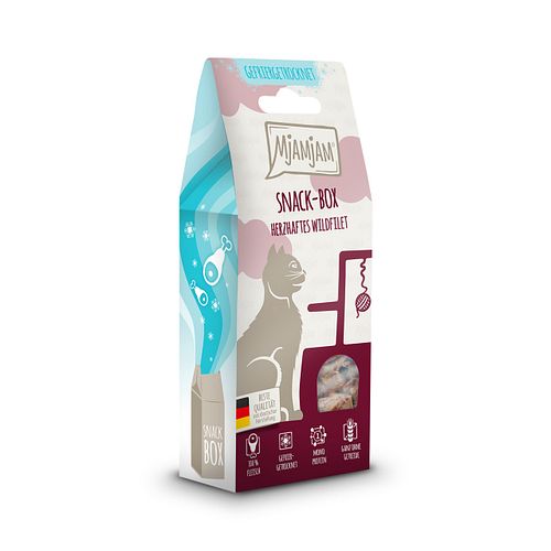 MJAMJAM leckere Snackbox 35g Katzensnack