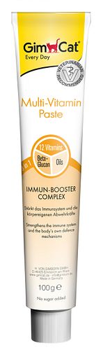 GimCat Multi-Vitamin Paste 100g Nahrungsergänzung für Katzen