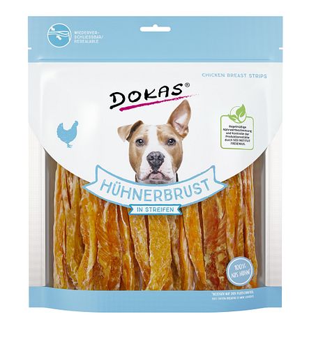 DOKAS Snack-Mix Fleisch-Streifen 2x500g Hundesnack