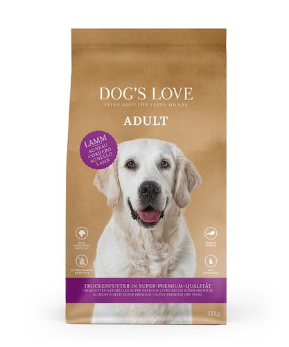 Dog's Love Lamm mit Süßkartoffel & Minze Hundetrockenfutter