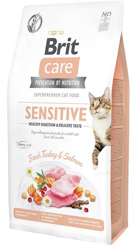 Brit Care Fresh Turkey&Salmon getreidefrei Sensitiv Katzentrockenfutter