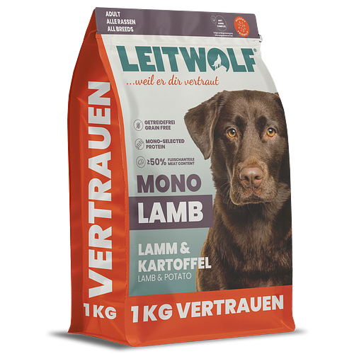 LEITWOLF MONO Lamm mit Kartoffeln