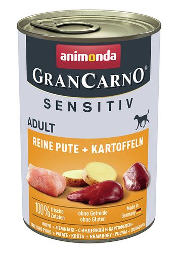 animonda Gran Carno Sensitiv Adult 400g Dose Hundenassfutter