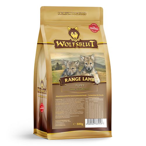 WOLFSBLUT Range Lamb Puppy Lammfleisch und Reis Hundetrockenfutter