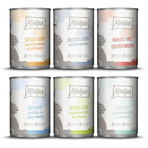 MJAMJAM Mixpaket 400g Dose Katzennassfutter