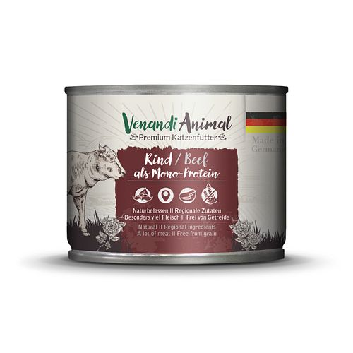 Venandi Animal Monoprotein 200g Katzennassfutter