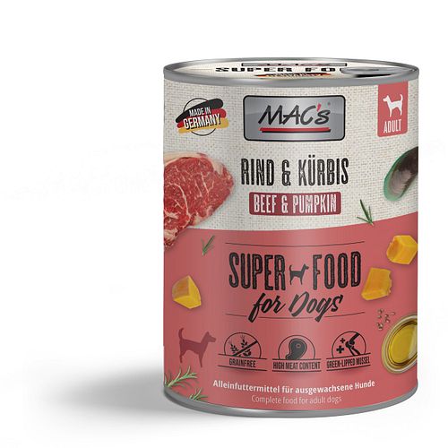MAC's SuperFood for Dogs Dose Hundenassfutter