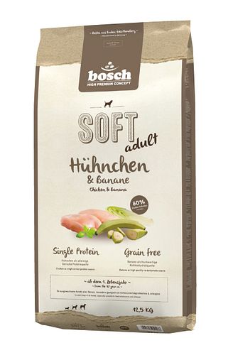 bosch SOFT adult Hühnchen & Banane Hundetrockenfutter