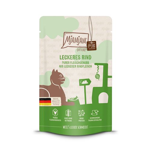 MJAMJAM Quetschies PUR 125g Beutel Katzennassfutter