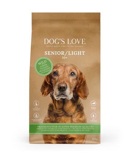 Dog's Love Senior Wild mit Süßkartoffel & Spinat Hundetrockenfutter