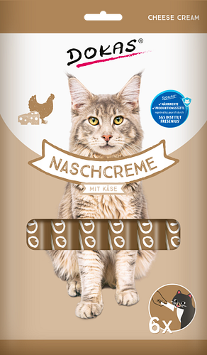 DOKAS Snack-Mix Milk & Creme Katzensnack