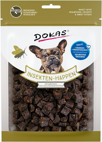 DOKAS Insekten-Happen 100g Hundesnacks