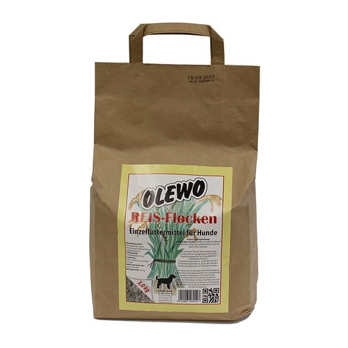 OLEWO Reis-Flocken Hundezusatzfutter