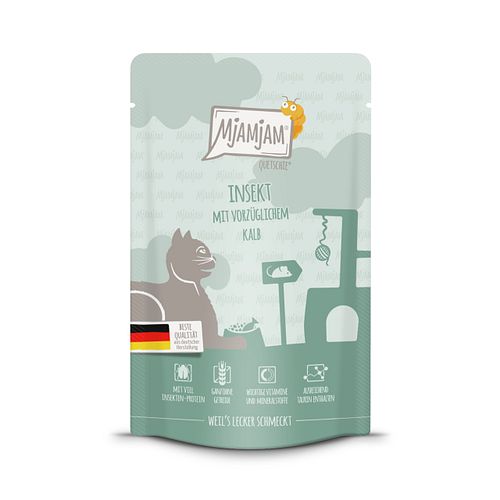 MJAMJAM Quetschies 125g Beutel Katzennassfutter