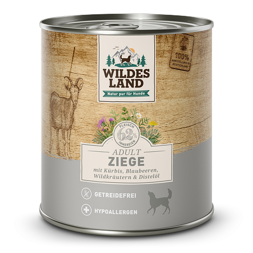 Wildes Land Hundenassfutter 800g