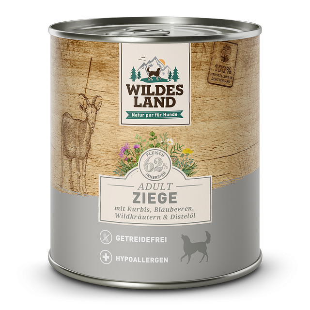 Wildes Land Hundenassfutter 800gVorschaubild