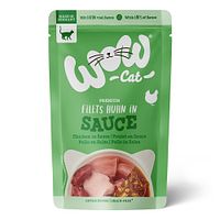 WOW Cat Saucen-Menü mit Filetstückchen - Katzenassfutter