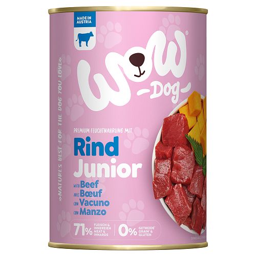 WOW Junior 400g Dose Hundenassfutter