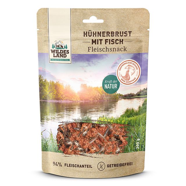 Wildes Land Hühnerbrust Hunde SnackVorschaubild