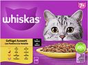 Vorschaubild Whiskas 7+ Geflügel Auswahl in Sauce 12 x 85 Gramm Multipack Katzennassfutter