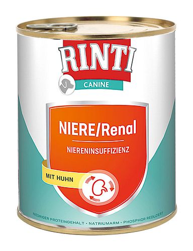 RINTI Canine 800g Dose Hundenassfutter Diätnahrung