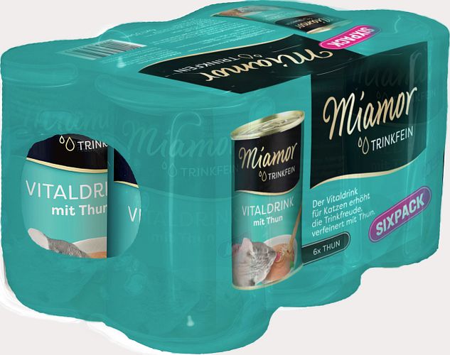 Miamor Snack-Mix Trinkfein Vitaldrink 2x (6x135ml) Sixpack Katzensnack