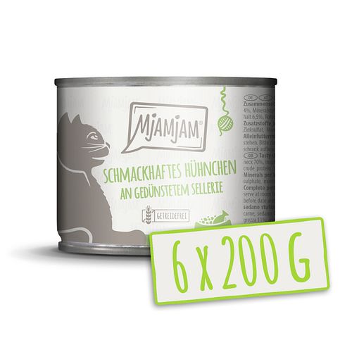 MJAMJAM 200 Gramm Katzennassfutter