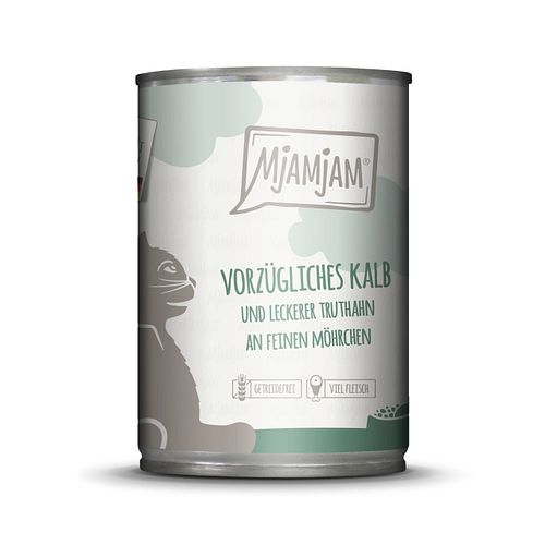 MJAMJAM Leckere Mahlzeit 400g Dose Katzennassfutter