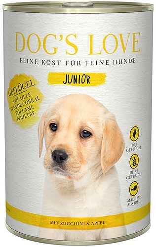 Dog's Love Junior 400g Dose Hundenassfutter