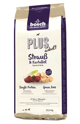bosch Plus Adult Strauß & Kartoffel Hundetrockenfutter