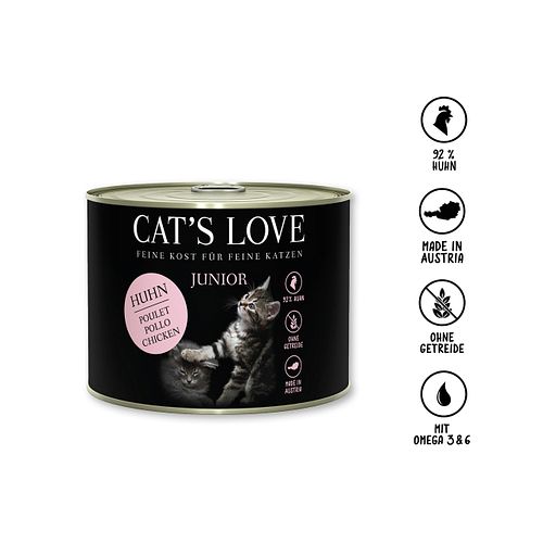 Cat's Love Junior 200g Dose Katzennassfutter