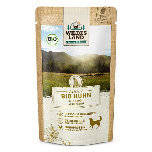 Wildes Land BIO Hundenassfutter 125g