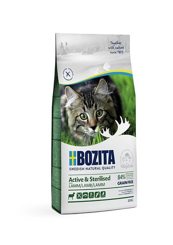 Bozita Active & Sterilised Grain Free Lamb Katzentrockenfutter