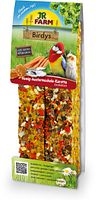 JR FARM Birdys Großsittich Honig-Austernschale-Karotte (2 Stück) Vogelsnack