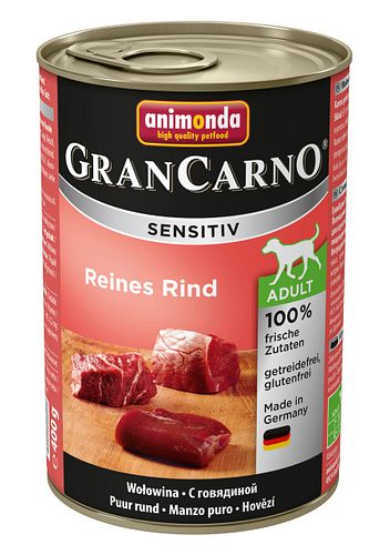 animonda Gran Carno Sensitiv Adult 400g Dose Hundenassfutter