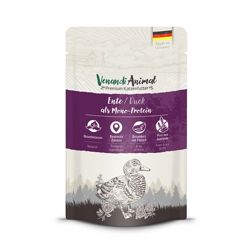 Venandi Animal Monoprotein 125g Katzennassfutter