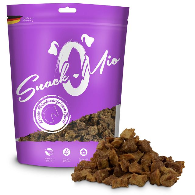 SnackOMio krosse Fleischwürfel 125 Gramm HundesnackVorschaubild