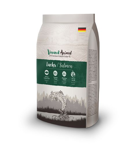VenandiAnimal Lachs Katzentrockenfutter