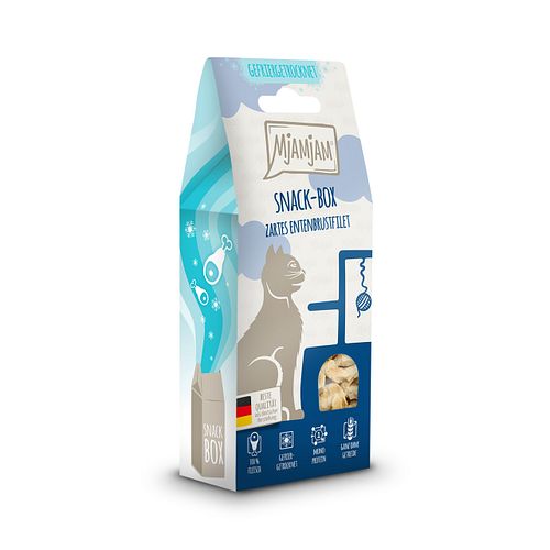 MJAMJAM leckere Snackbox 40g Katzensnack