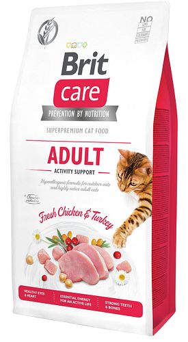Brit Care Fresh Chicken&Turkey getreidefrei Activity Katzentrockenfutter